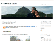 Tablet Screenshot of coastguardcouple.com